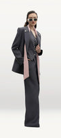 Genevieve Straight Long Sleeved Polyester Blazer - MEAN BLVD