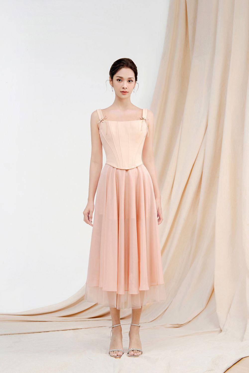 Georgiana Layered Draped Organza Midi Skirt - MEAN BLVD