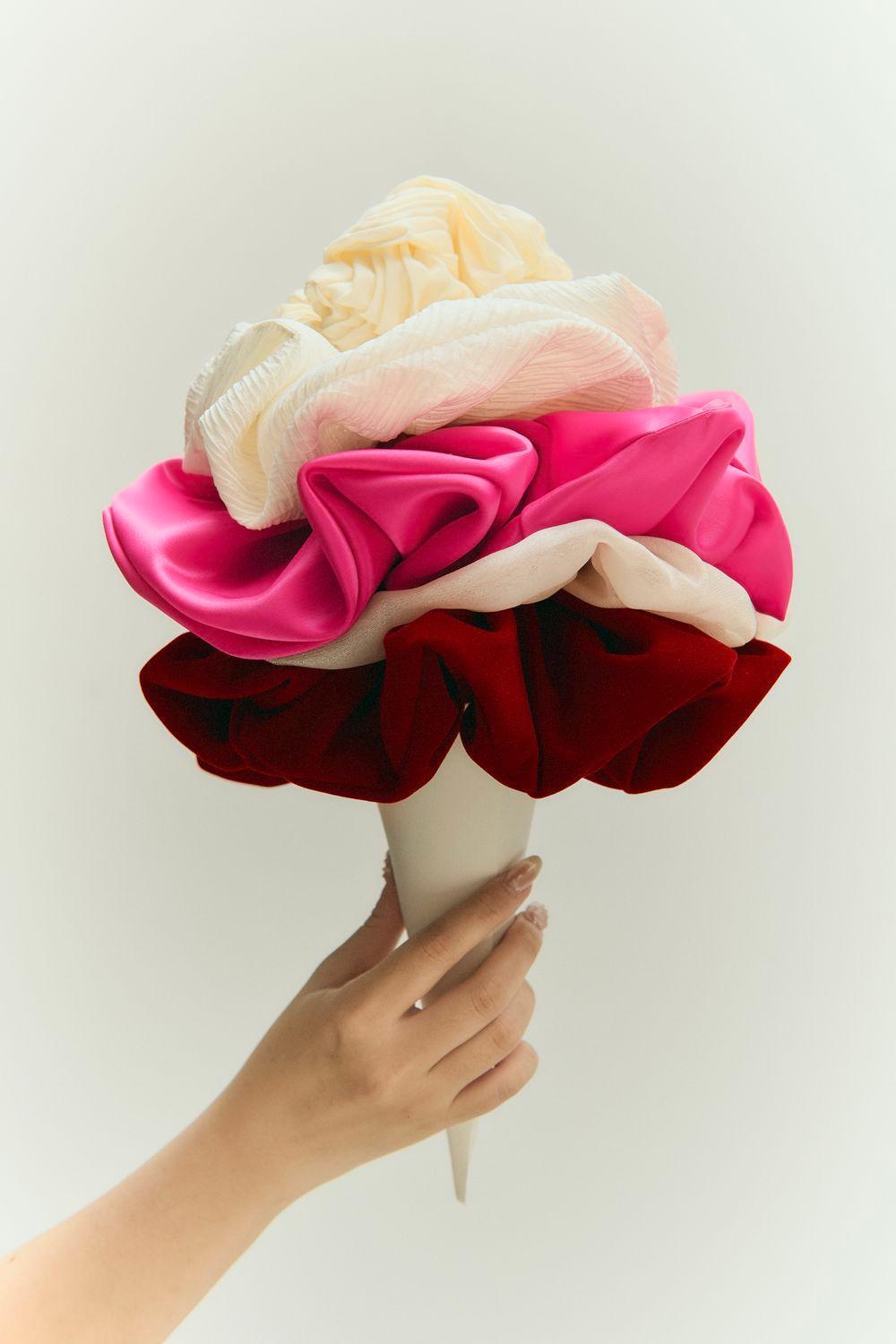 Giant Silk Shantung Scrunchie - MEAN BLVD