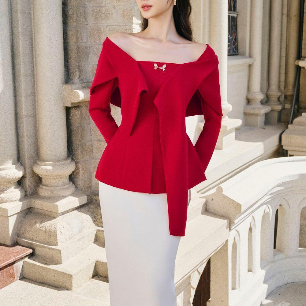 Gigi Peplum Extended Flap Cotton Top - MEAN BLVD