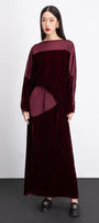 Gigi Straight Long Sleeved Velvet Top - MEAN BLVD