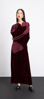 Gigi Straight Long Sleeved Velvet Top - MEAN BLVD