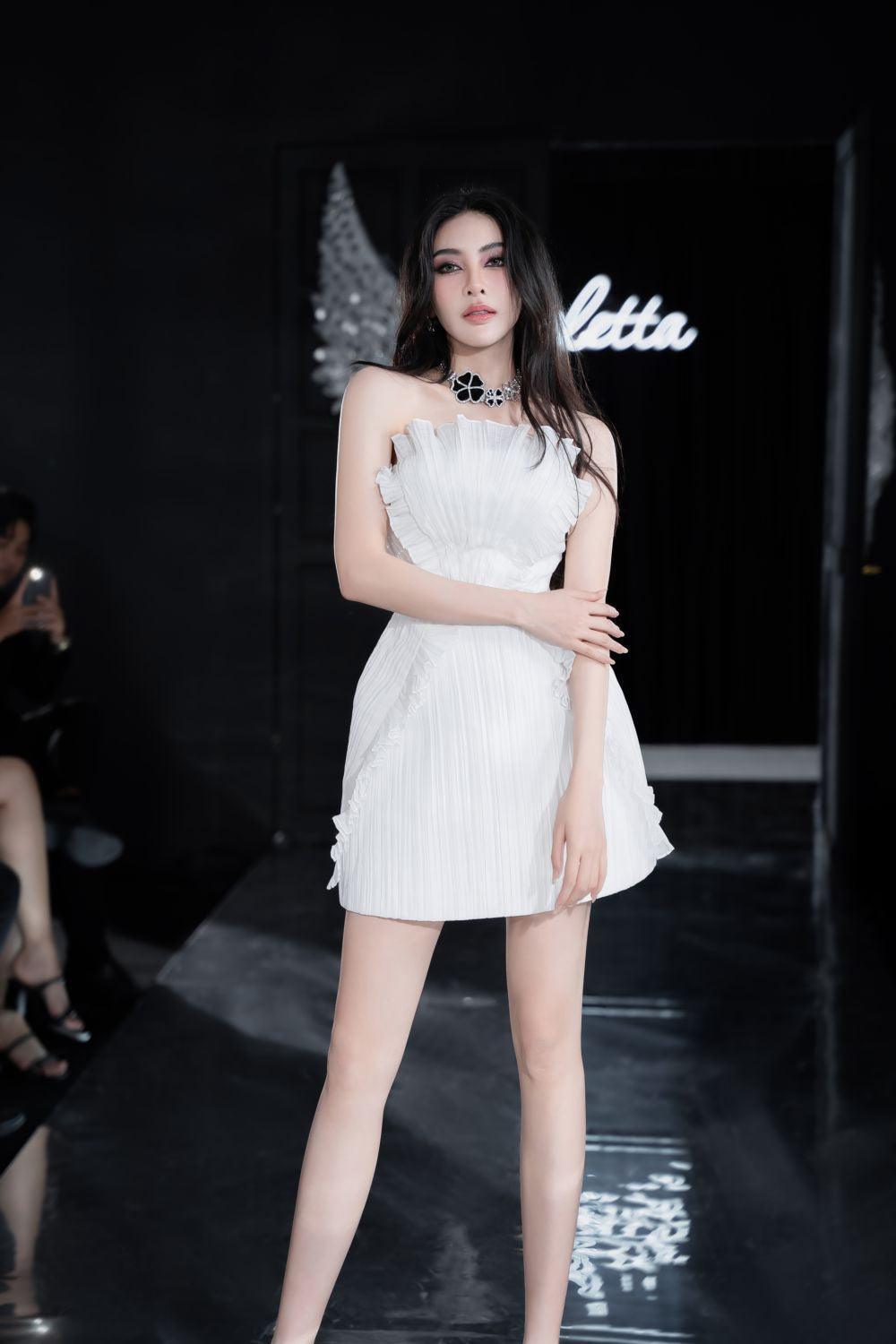 Gira A-line Cut-Out Polyester Mini Dress - MEAN BLVD