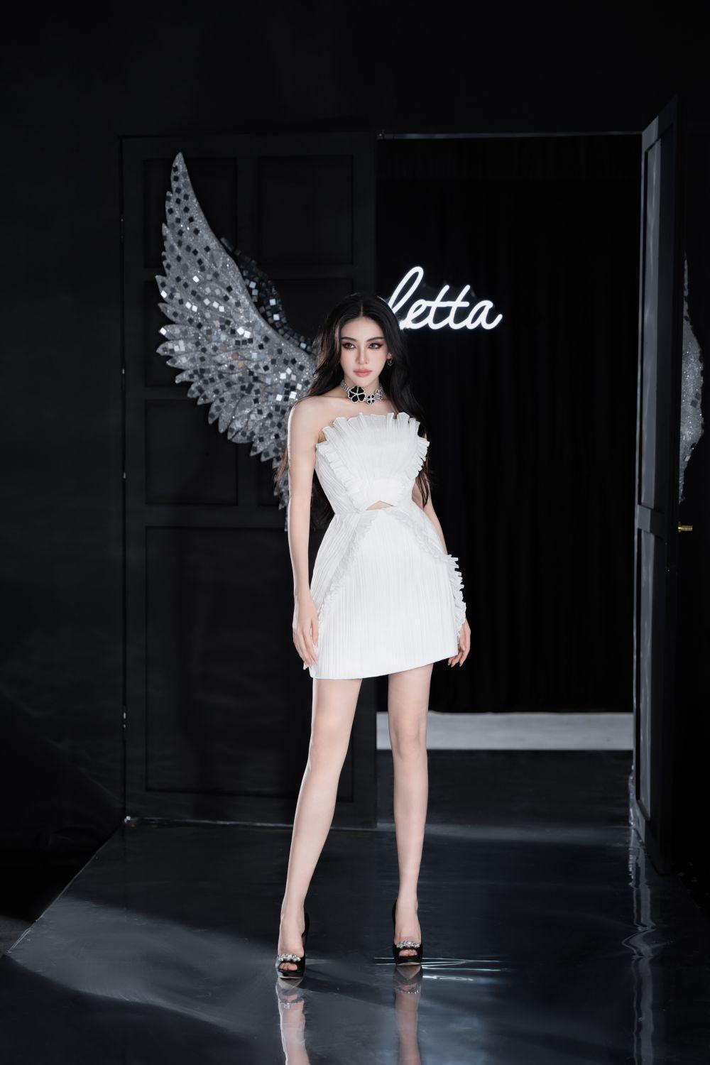 Gira A-line Cut-Out Polyester Mini Dress - MEAN BLVD