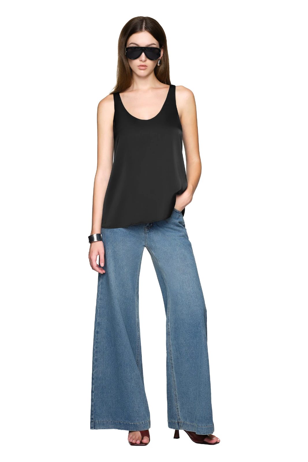 Giselle Scoop Neck Top - MEAN BLVD