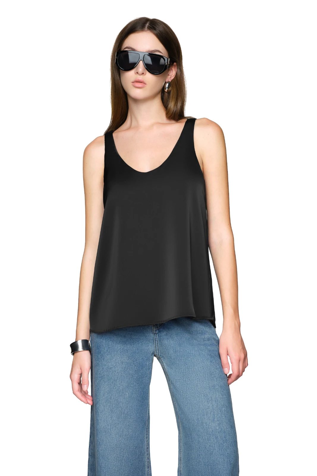 Giselle Scoop Neck Top - MEAN BLVD
