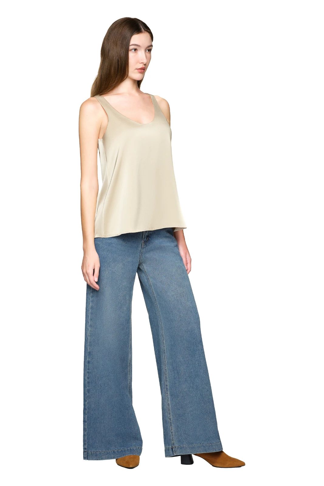 Giselle Scoop Neck Top - MEAN BLVD