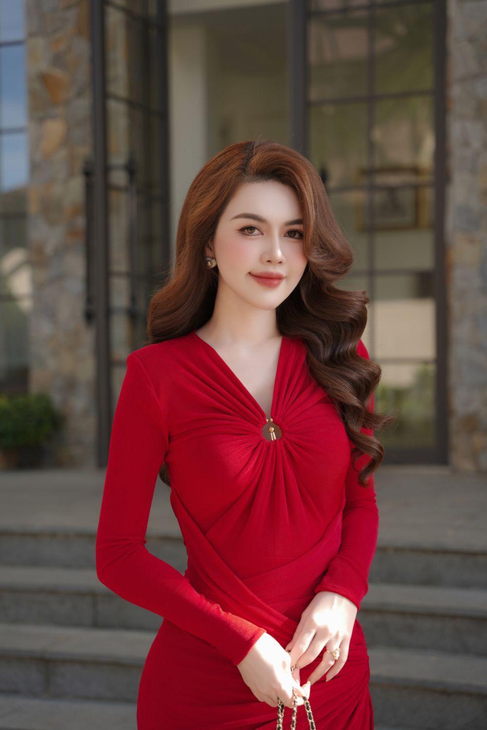 Glory Bodycon Gathered Spandex Ankle Length Dress - MEAN BLVD