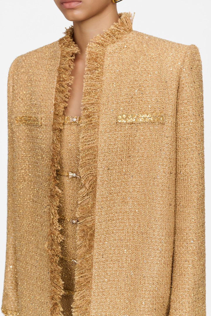 Gold Julia Jacket - MEAN BLVD