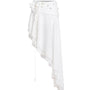 Gonzalez Asymmetric Layered Organza Voile Maxi Skirt - MEAN BLVD