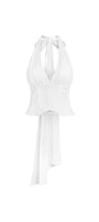 Gonzalez Halter Sleeveless Organza Voile Top - MEAN BLVD