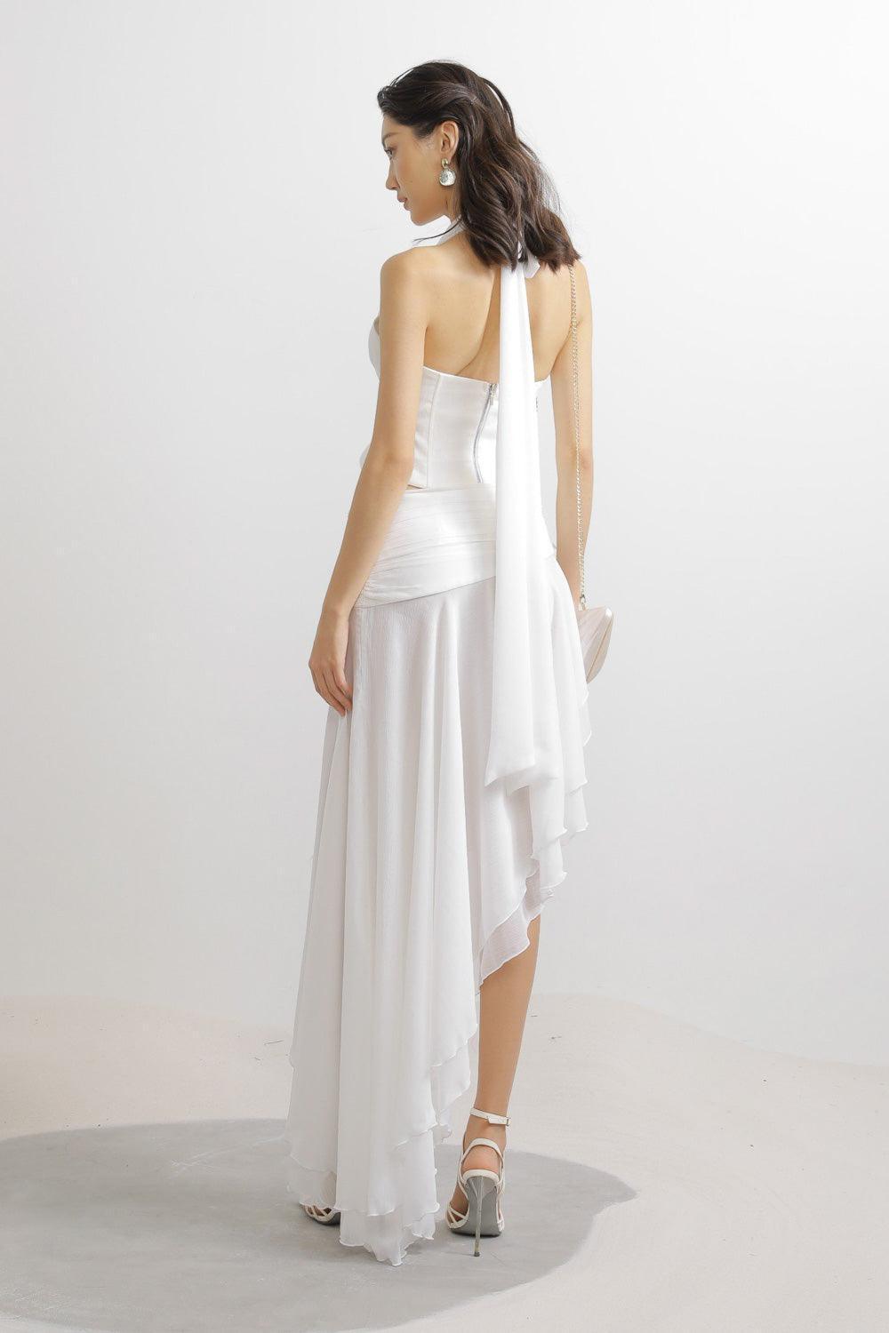 Gonzalez Halter Sleeveless Organza Voile Top - MEAN BLVD