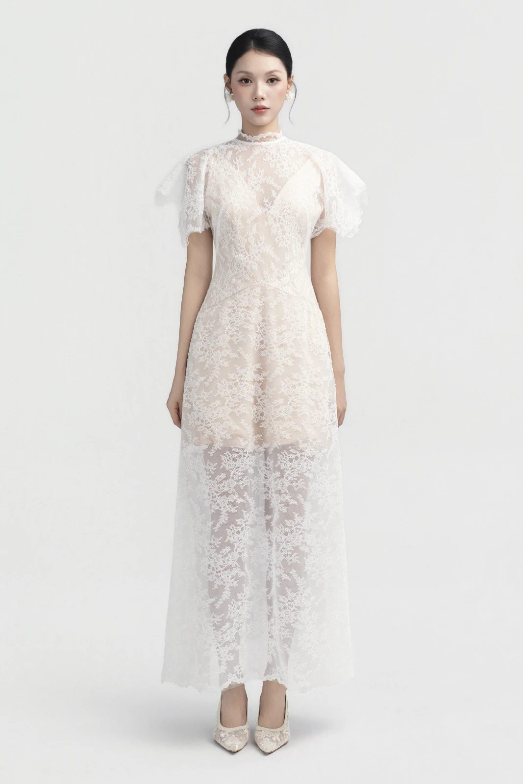 Grace Lace Maxi Dress - MEAN BLVD