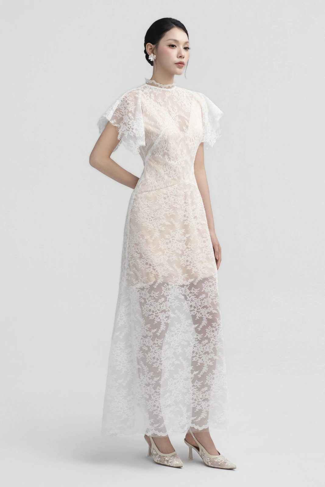 Grace Lace Maxi Dress - MEAN BLVD
