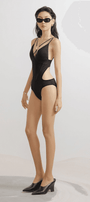 Guerra Bodycon Cut-Out Spandex Bodysuit - MEAN BLVD