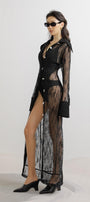 Guerra Bodycon Cut-Out Spandex Bodysuit - MEAN BLVD