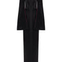Bristol Sheath Square Shoulder Silk Floor Length Dress