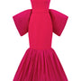 Sylvie Mermaid Bow Taffeta Floor Length Dress