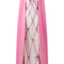 Rylie Sheath Cape Shoulder Silk Crepe Floor Length Set