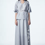 Isla A-line Sheer Twill Maxi Skirt