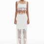 Amelie Pencil See-Through Lace Maxi Skirt