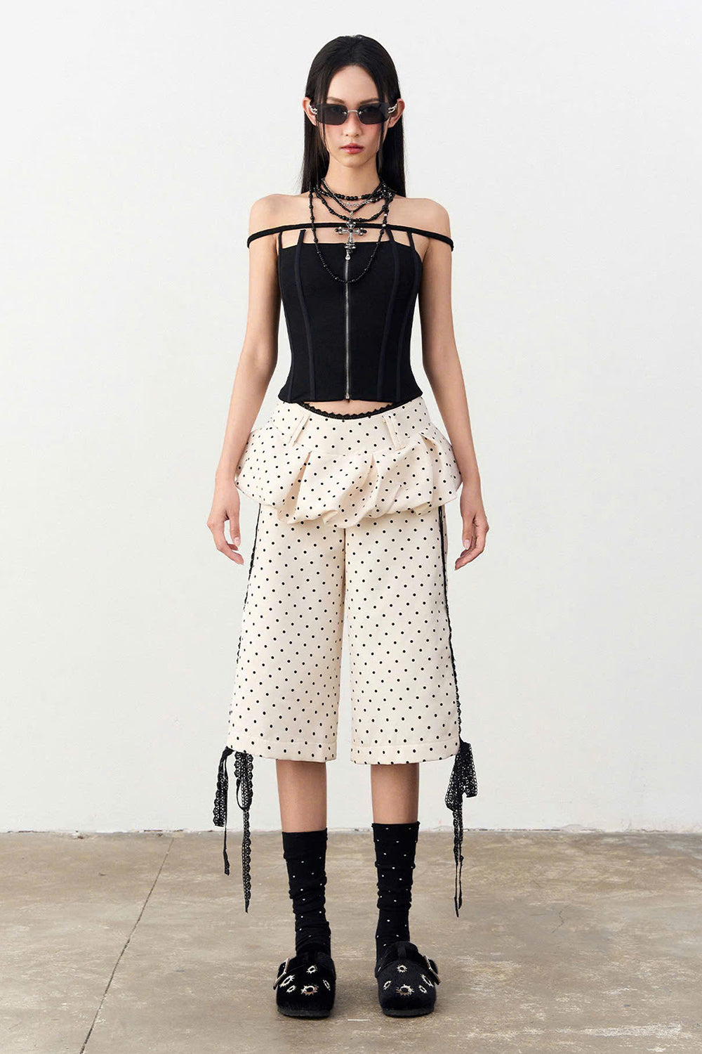 Dracula Bodycon Corset Waist Elastic Spandex Top