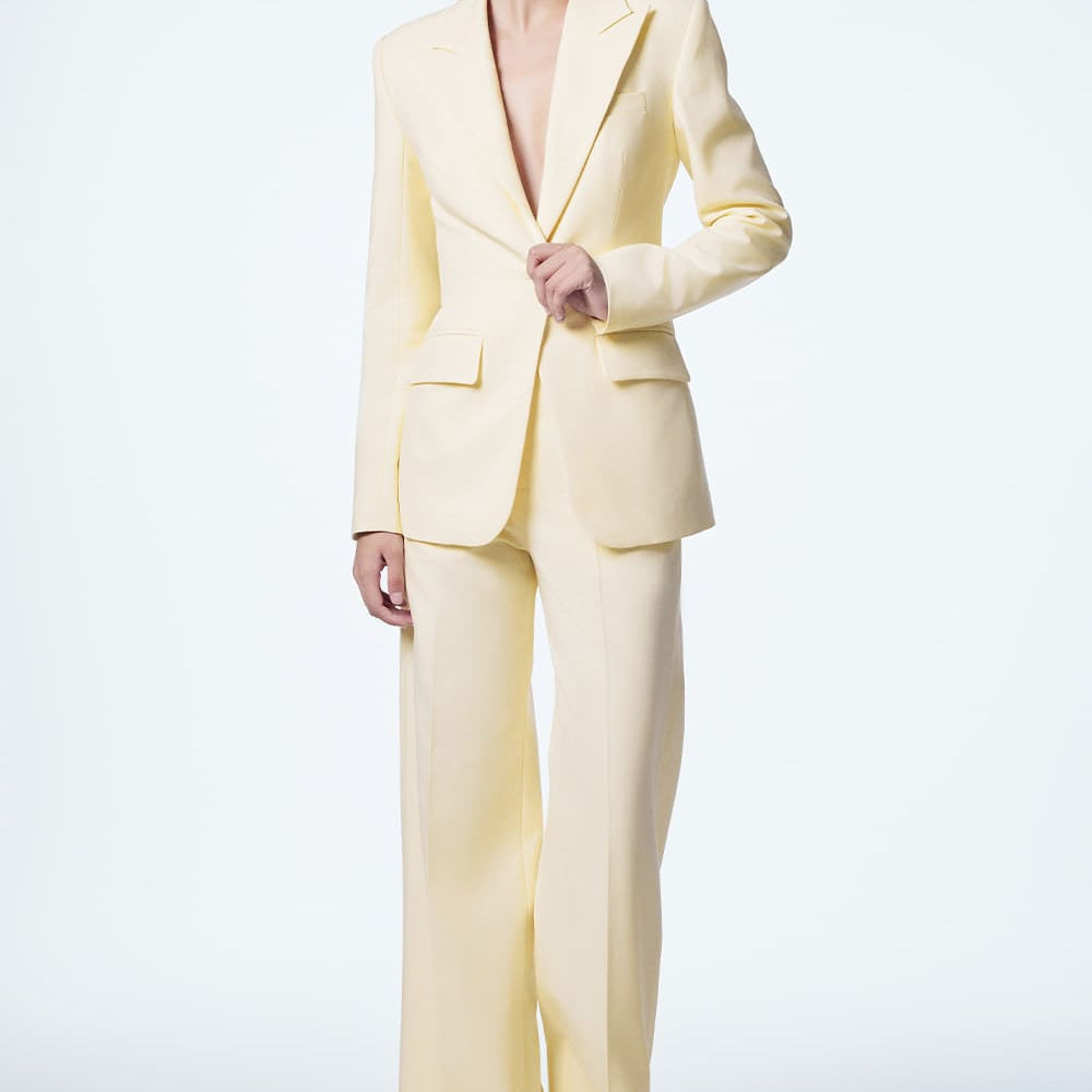 Valery Straight Wide Leg Modal Ankle Length Pants