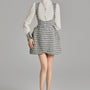 Gwen Tulip Cuff Sleeved Tweed Mini Dress - MEAN BLVD
