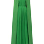 Halcyon Cape Pleated Silk Floor Length Dress - MEAN BLVD