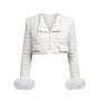Haper Cropped Long Sleeved Polycotton Jacket - MEAN BLVD