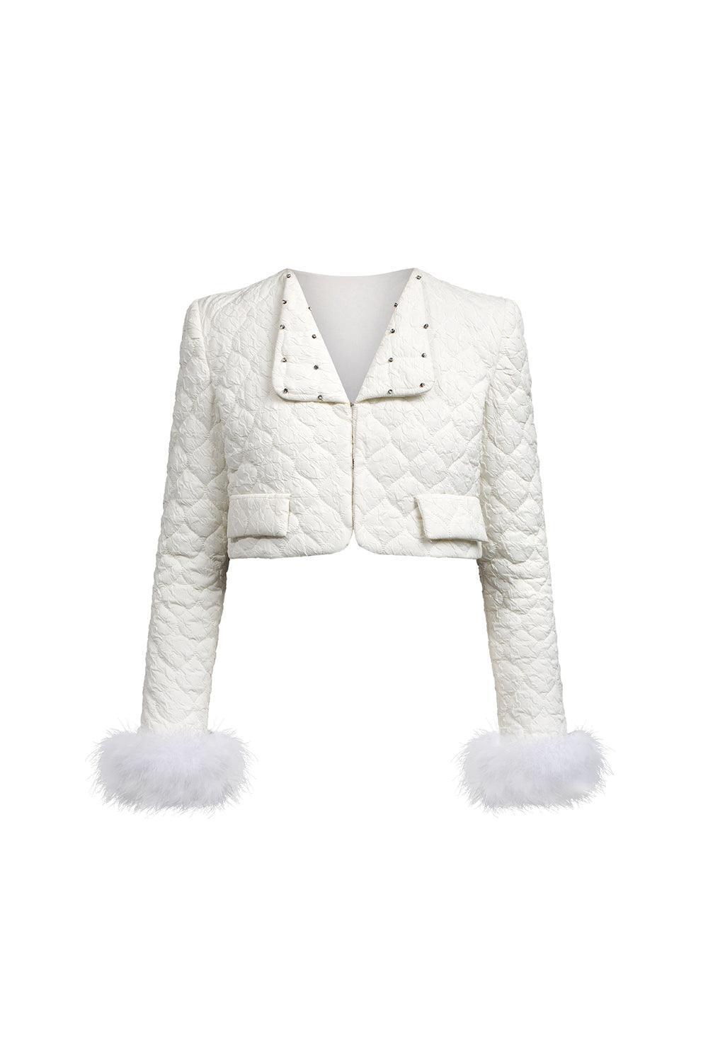 Haper Cropped Long Sleeved Polycotton Jacket - MEAN BLVD