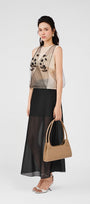 Harmony Straight Wavy Organza Ankle Length Skirt - MEAN BLVD