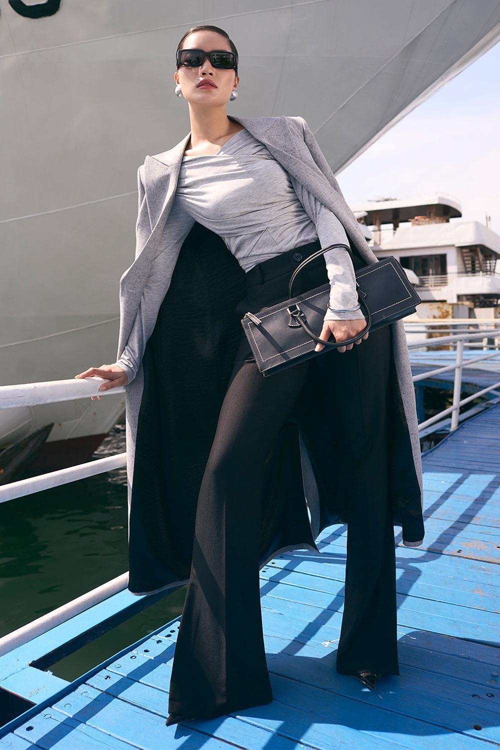 Harper Bodycon Gathered Cotton Jersey Top - MEAN BLVD