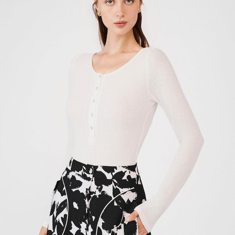 Harper Bodycon Long Sleeved Knit Top - MEAN BLVD