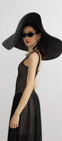 Hartman A-line Scoop Neck Mesh Lace Floor Length Dress - MEAN BLVD