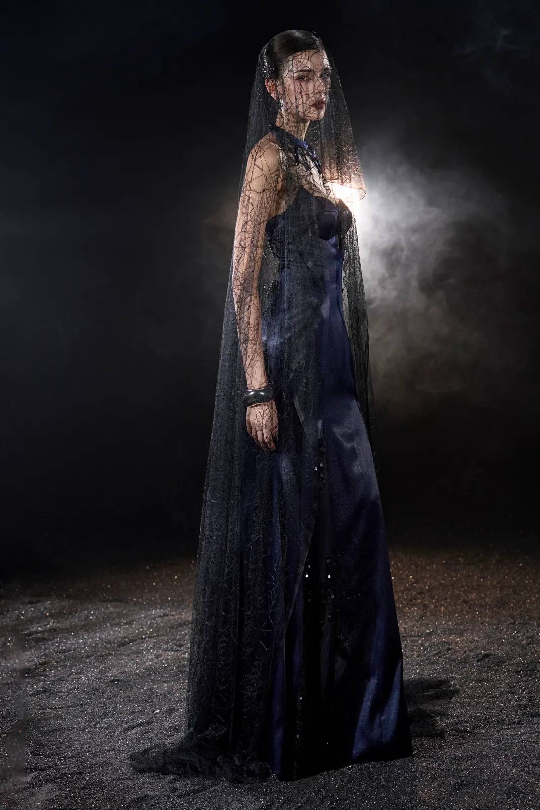 Haunted Sweetheart Neck Maxi Dress - MEAN BLVD