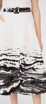 Hayley A-line Notch Lapel Kate Midi Dress - MEAN BLVD