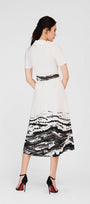 Hayley A-line Notch Lapel Kate Midi Dress - MEAN BLVD