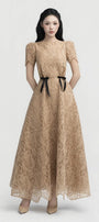 Hazel Ribbon Midi Dress - MEAN BLVD