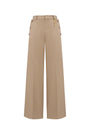 Hazel Straight Button Chino Floor Length Trousers - MEAN BLVD