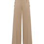 Hazel Straight Button Chino Floor Length Trousers - MEAN BLVD