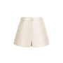 Hebe Draped Taffeta Thigh Length Shorts - MEAN BLVD