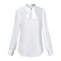 Hedy Straight Cuff Sleeved Silk Top - MEAN BLVD