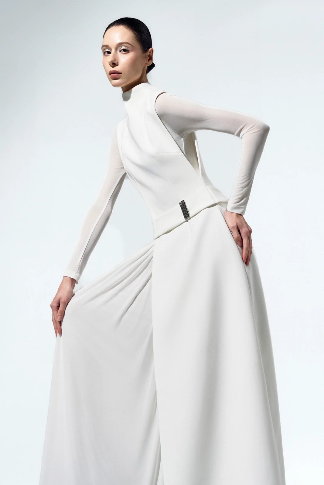 Helena High Neck Trench Coat - MEAN BLVD