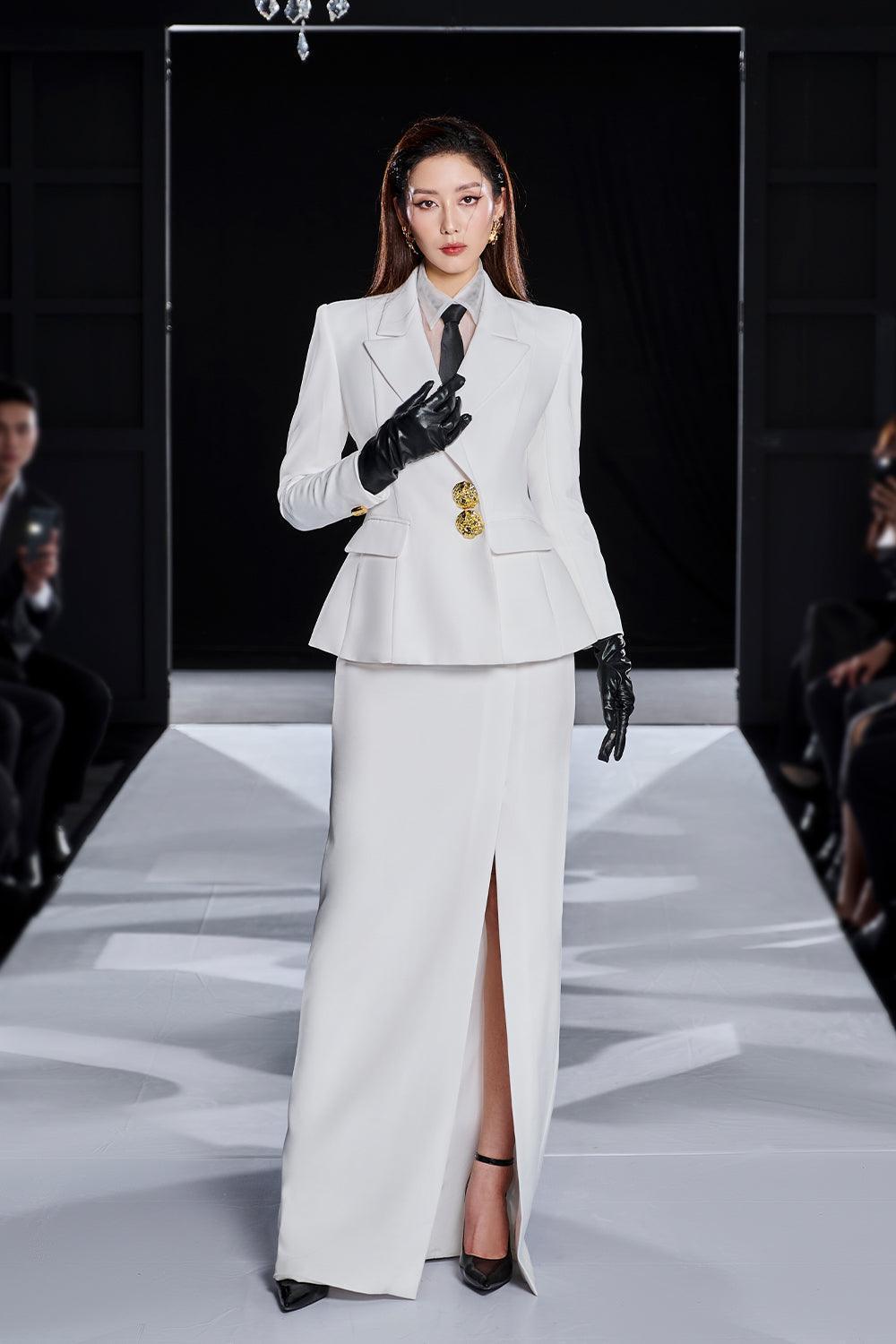 Hening Straight V-Neck Cotton Set - MEAN BLVD