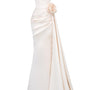 Henrik Mermaid Asymmetric Sleeved Silk Floor Length Dress - MEAN BLVD