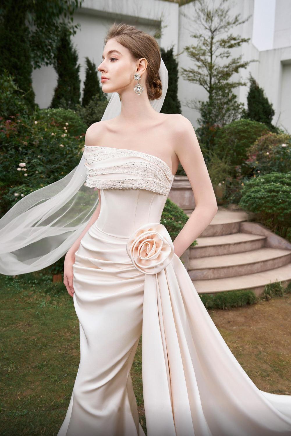 【M me eme】check long mermaid dress M me eme エムミーエメ check long mermaid dress M me eme