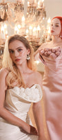 Seraphine Taffeta Bandeau Floral Embellished Maxi Dress 7