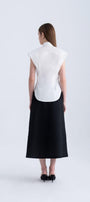 Hilda Straight Cap Sleeved Silk Shirt - MEAN BLVD
