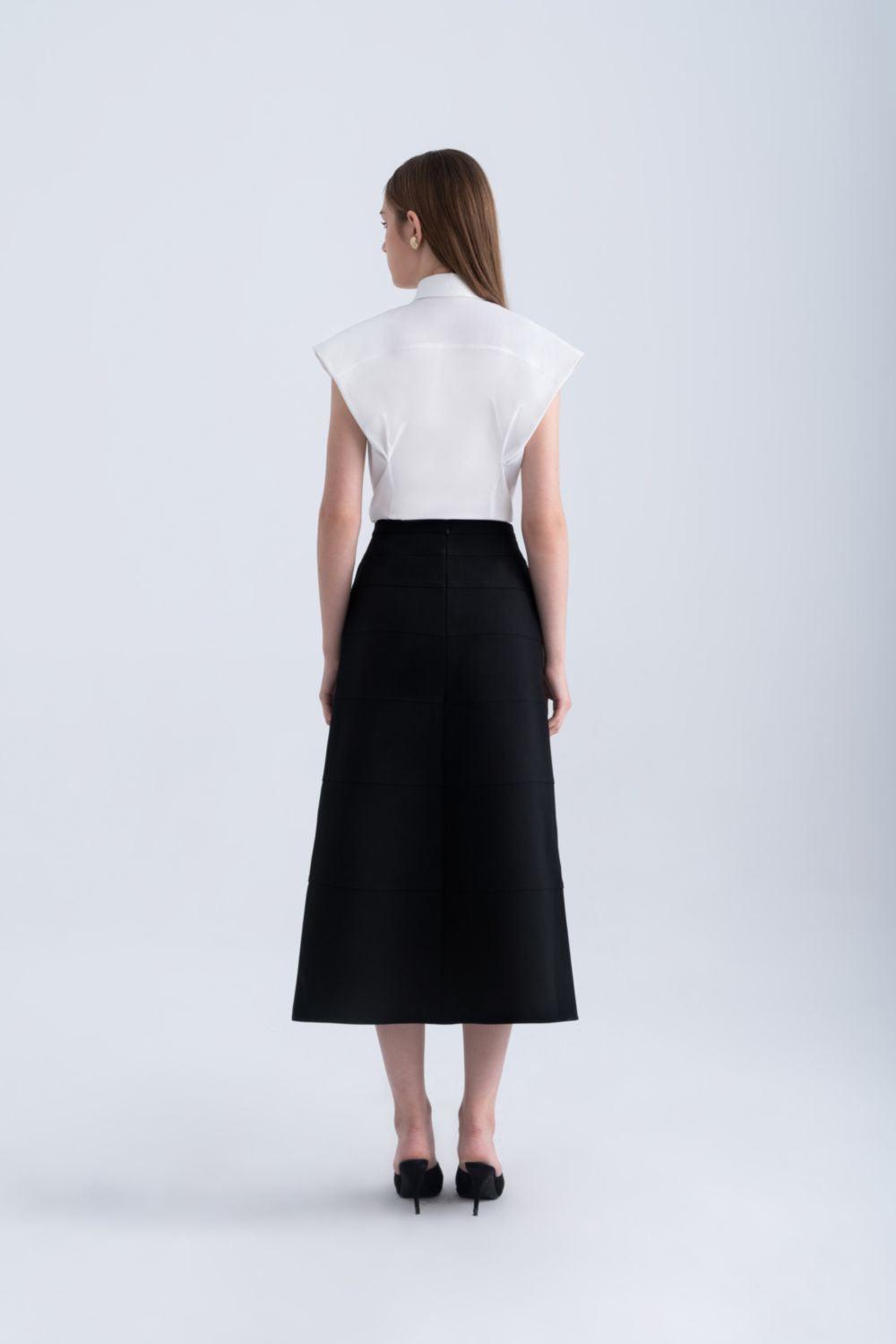 Hilda Straight Cap Sleeved Silk Shirt - MEAN BLVD